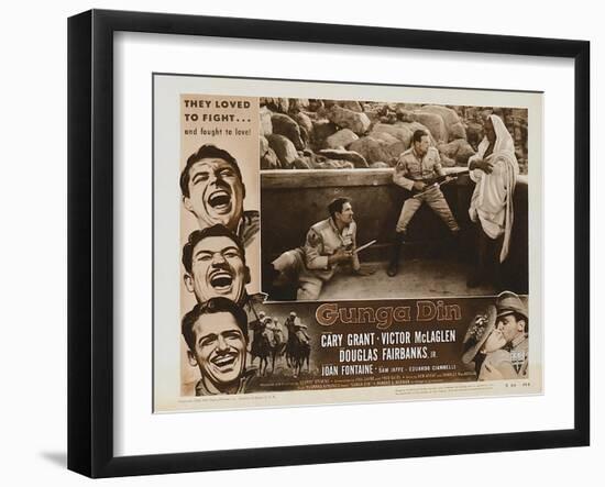 Gunga Din, 1939-null-Framed Art Print