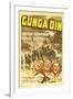 Gunga Din, Cary Grant, Victor McLaglen, Douglas Fairbanks Jr., 1939, poster art-null-Framed Art Print