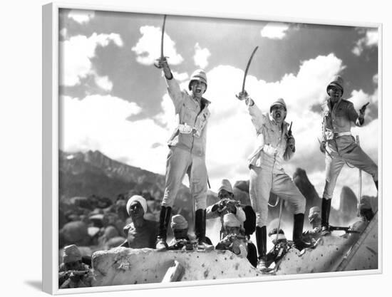 Gunga Din, Cary Grant, Victor McLaglen, Douglas Fairbanks Jr., 1939-null-Framed Photo