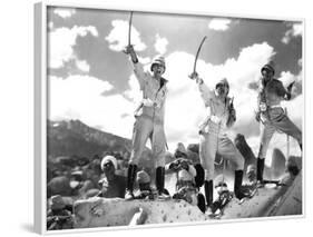 Gunga Din, Cary Grant, Victor McLaglen, Douglas Fairbanks Jr., 1939-null-Framed Photo