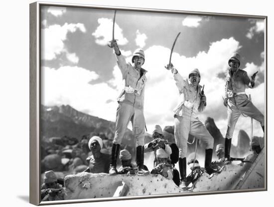 Gunga Din, Cary Grant, Victor McLaglen, Douglas Fairbanks Jr., 1939-null-Framed Photo