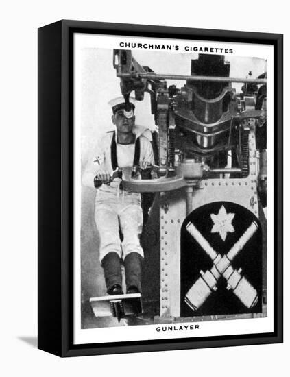 Gunlayer, 1937-WA & AC Churchman-Framed Stretched Canvas
