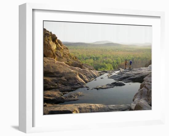 Gunlom Falls, Kakadu National Park, Unesco World Heritage Site, Australia, Pacific-Jennifer Fry-Framed Photographic Print