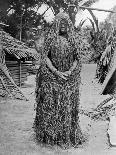 Woman Wearing Full Mourning Costume, Melanesia, 1920-Gunnar Landtman-Giclee Print
