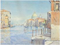 The Gran Canal, Venice, with the Santa Maria Della Salute, 1910-Gunnar Widforss-Giclee Print