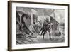 Gunner J Rafferty Carrying a Wounded Woman to Safety from a Farmhouse Which Was Being Shelled-John Harris Valda-Framed Giclee Print