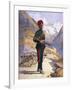 Gunner of the Mountain Battery, Punjabi Musalman, Illustration for 'Armies-Alfred Crowdy Lovett-Framed Giclee Print