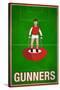 Gunners Football Soccer Sports Poster-null-Stretched Canvas