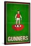 Gunners Football Soccer Sports Poster-null-Framed Poster