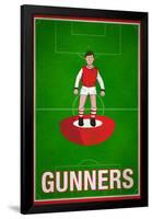 Gunners Football Soccer Sports Poster-null-Framed Poster