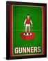 Gunners Football Soccer Sports-null-Framed Poster