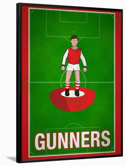 Gunners Football Soccer Sports-null-Framed Poster