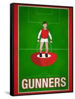 Gunners Football Soccer Sports-null-Framed Stretched Canvas