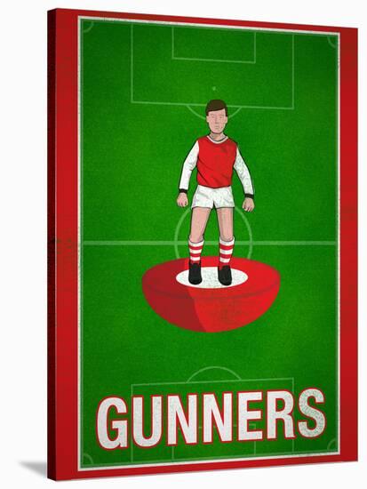 Gunners Football Soccer Sports-null-Stretched Canvas