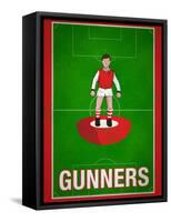 Gunners Football Soccer Sports-null-Framed Stretched Canvas