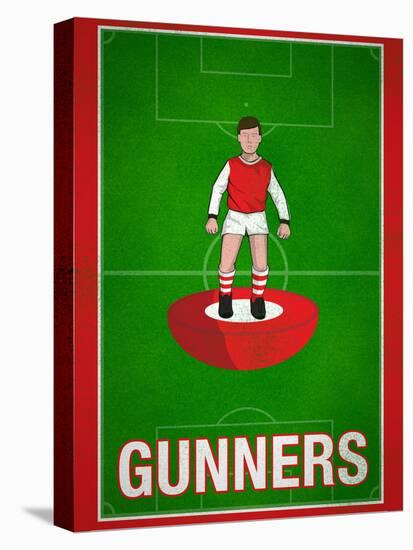 Gunners Football Soccer Sports-null-Stretched Canvas