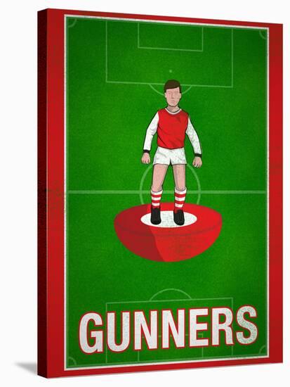 Gunners Football Soccer Sports-null-Stretched Canvas