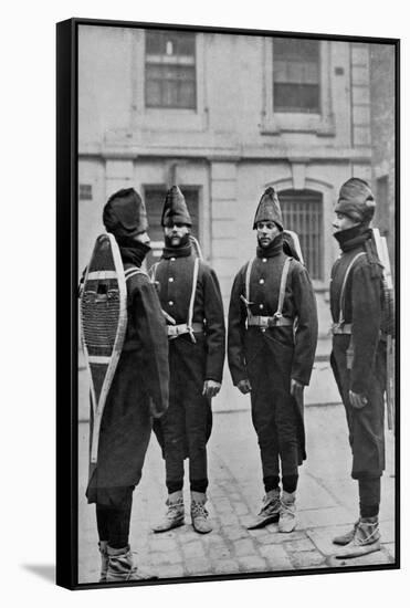 Gunners of a Battery of the Royal Canadian Artillery Equipped for Winter Service, 1896-Gregory & Co-Framed Stretched Canvas