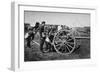 Gunners of Field Artillery Drilling with a 12 Pounder, 1895-Gregory & Co-Framed Giclee Print