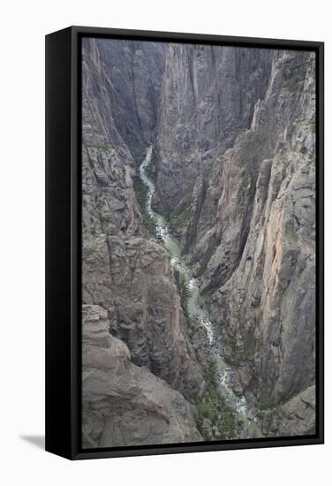 Gunnison River Deep in the Canyon from Kneeling Camel View Point-Richard-Framed Stretched Canvas