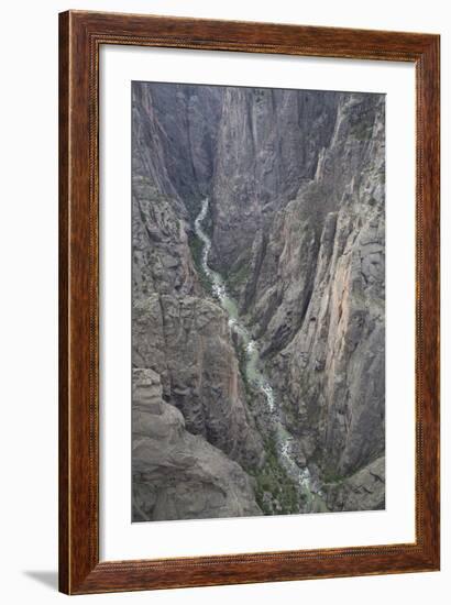 Gunnison River Deep in the Canyon from Kneeling Camel View Point-Richard-Framed Photographic Print