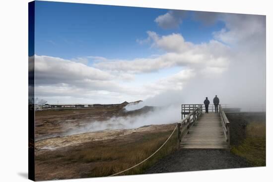 Gunnuhver Hot Spring, Reykjanes Peninsula, Iceland, Polar Regions-Michael-Stretched Canvas