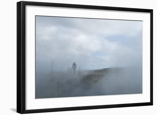 Gunnuhver Hot Spring, Reykjanes Peninsula, Iceland, Polar Regions-Michael-Framed Photographic Print