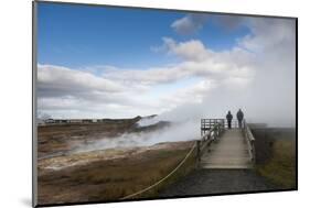 Gunnuhver Hot Spring, Reykjanes Peninsula, Iceland, Polar Regions-Michael-Mounted Photographic Print