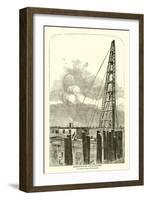 Gunpowder Pile-Driver, by Thomas Shaw, Philadelphia-null-Framed Giclee Print
