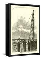 Gunpowder Pile-Driver, by Thomas Shaw, Philadelphia-null-Framed Stretched Canvas