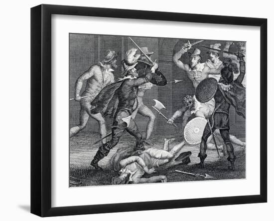 Gunpowder Plot, Plot Designed by Group of English Catholics Against King James I of England-null-Framed Giclee Print