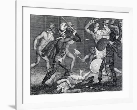 Gunpowder Plot, Plot Designed by Group of English Catholics Against King James I of England-null-Framed Giclee Print