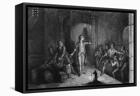 Gunpowder Refused-Ary Scheffer-Framed Stretched Canvas