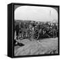 Guns and Stores Captured from the Turks, Palestine, World War I, 1915-1918-null-Framed Stretched Canvas