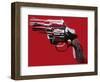 Guns, c.1981-82 (White and Black on Red)-Andy Warhol-Framed Giclee Print