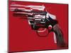 Guns, c.1981-82 (White and Black on Red)-Andy Warhol-Mounted Giclee Print