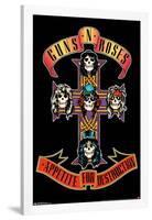 Guns N' Roses - Cross Premium Poster-null-Framed Poster