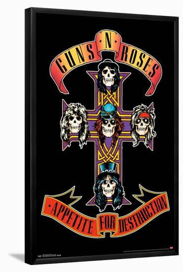 Guns N' Roses - Cross-Trends International-Framed Poster