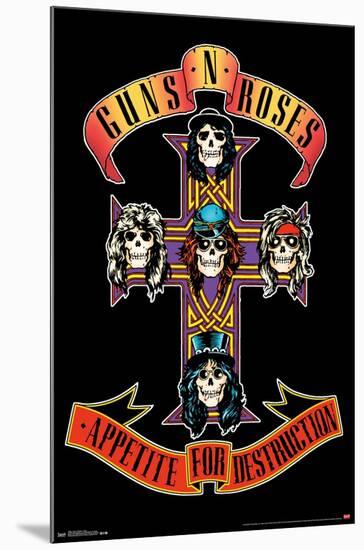 Guns N' Roses - Cross-Trends International-Mounted Poster