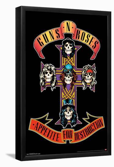 Guns N' Roses - Cross-Trends International-Framed Poster