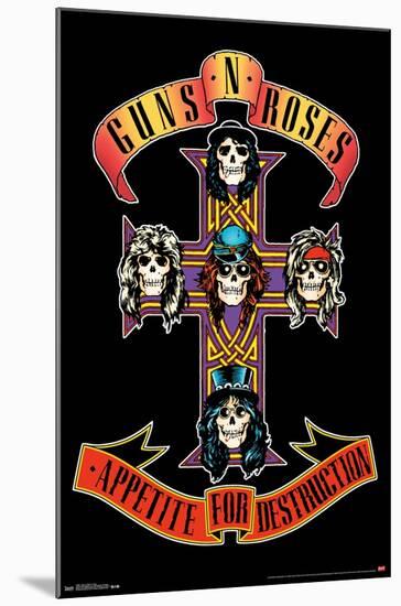 Guns N' Roses - Cross-Trends International-Mounted Poster