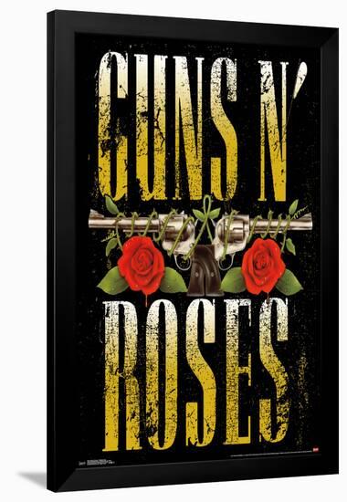 GUNS N' ROSES - STACKED LOGO-null-Framed Poster