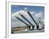 Guns on the USS North Carolina Battleship Memorial, Wilmington, North Carolina-Lynn Seldon-Framed Photographic Print