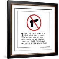 Guns-Reza Farazmand-Framed Art Print