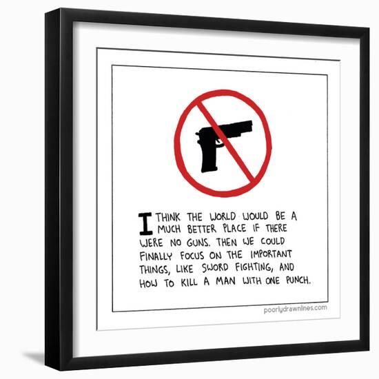 Guns-Reza Farazmand-Framed Art Print