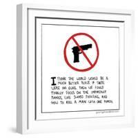 Guns-Reza Farazmand-Framed Art Print