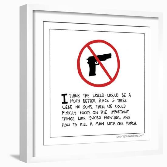 Guns-Reza Farazmand-Framed Art Print