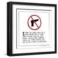 Guns-Reza Farazmand-Framed Art Print