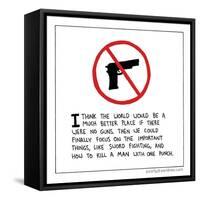 Guns-Reza Farazmand-Framed Stretched Canvas