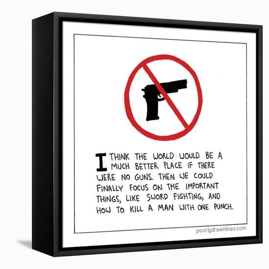 Guns-Reza Farazmand-Framed Stretched Canvas